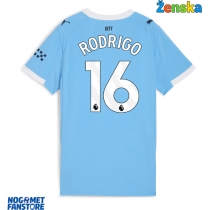 Manchester City Rodri Hernandez #16 Domaci Dres za Ženska 2025-26 Kratak Rukav